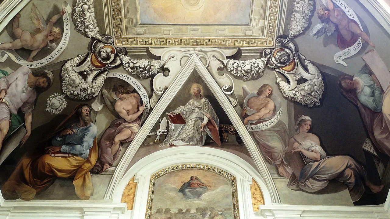 Santa Prassede (Roma), Cappella Olgiati - Santi e profeti